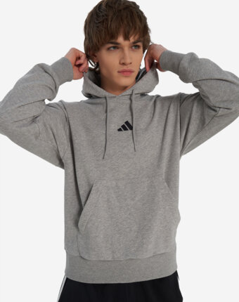 Худи мужское Adidas Feelcozy, Серый женщинам