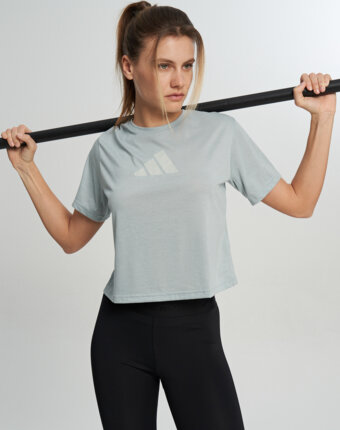 Футболка женская adidas Train Essentials, Зеленый женщинам