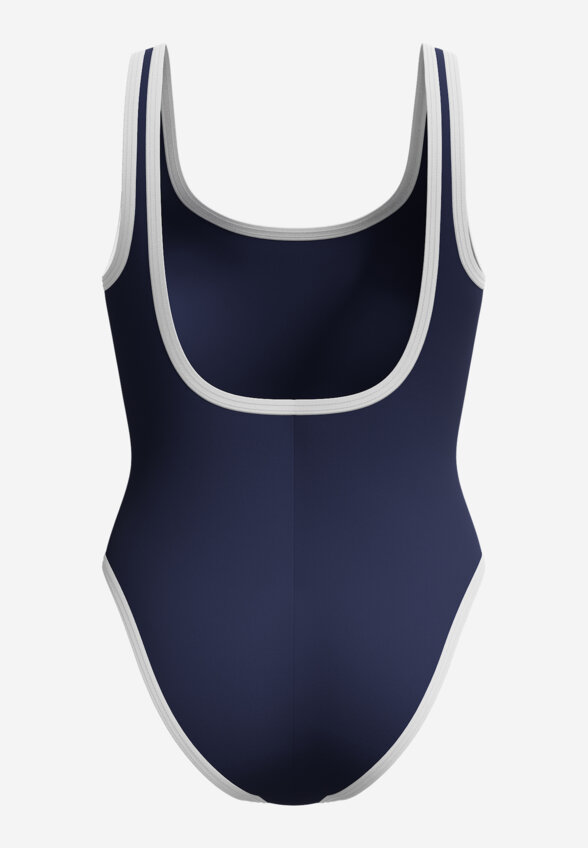 Купальник слитный женский Speedo Solid Scoop, Синий