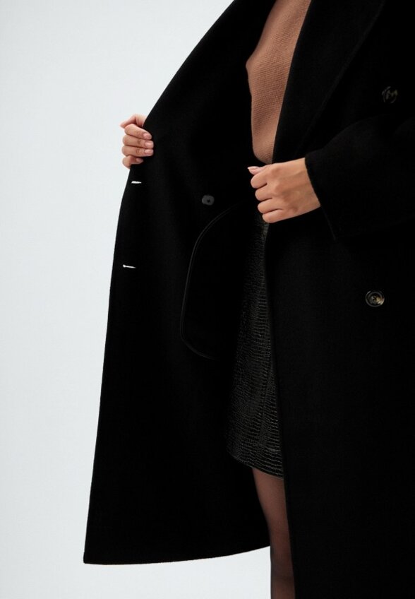 Пальто двубортное Mango