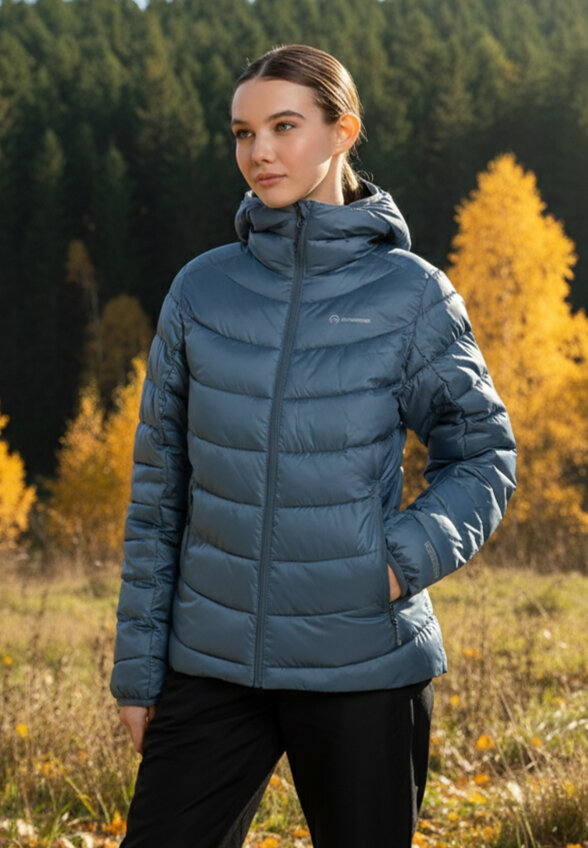 Ультралегкий пуховик женский Outventure, Синий