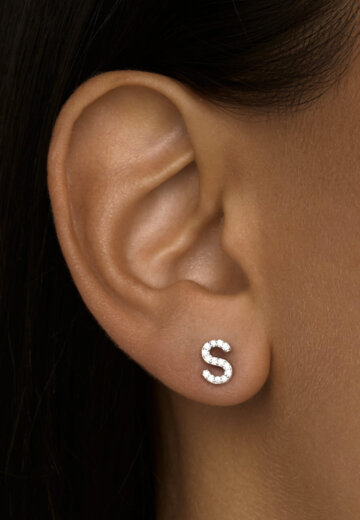 Моносерьга в виде буквы S MIESTILO MIE