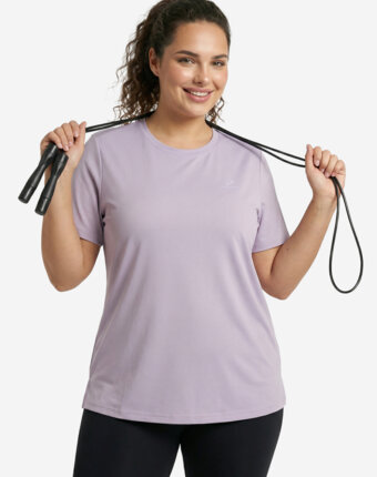 Футболка женская Demix, Plus Size, Фиолетовый женщинам