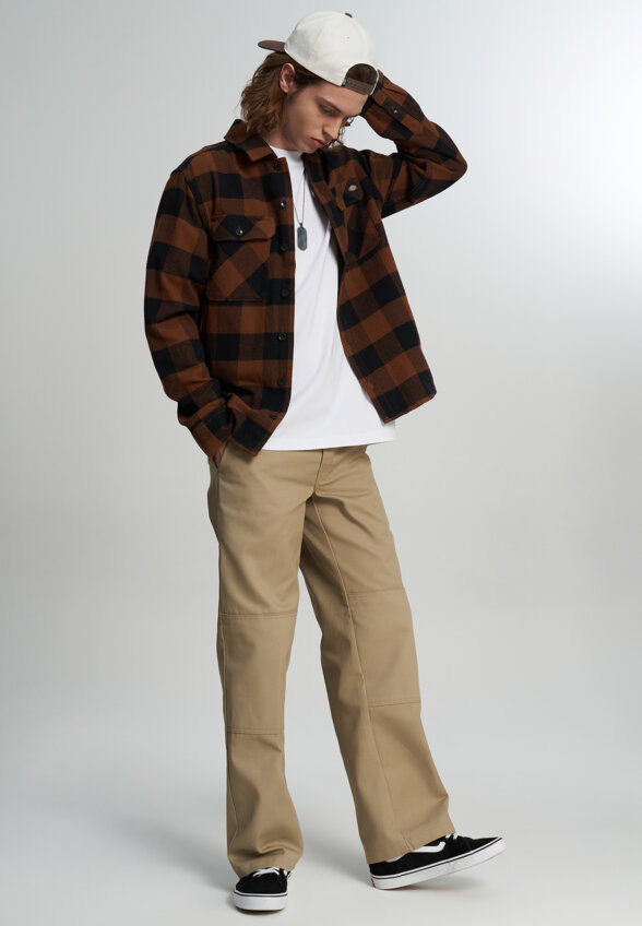 Рубашка мужская DICKIES Sacramento, Коричневый