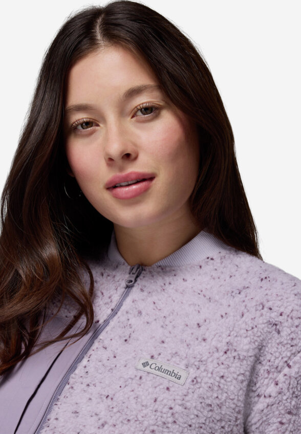 Джемпер флисовый женский Columbia Stellar Path Fleece Bomber Full Zip, Розовый