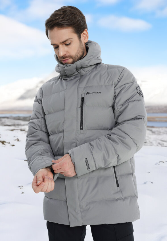 Пуховик мужской Outventure, Серый