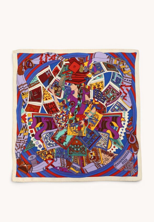 Hermes Silk Scarf