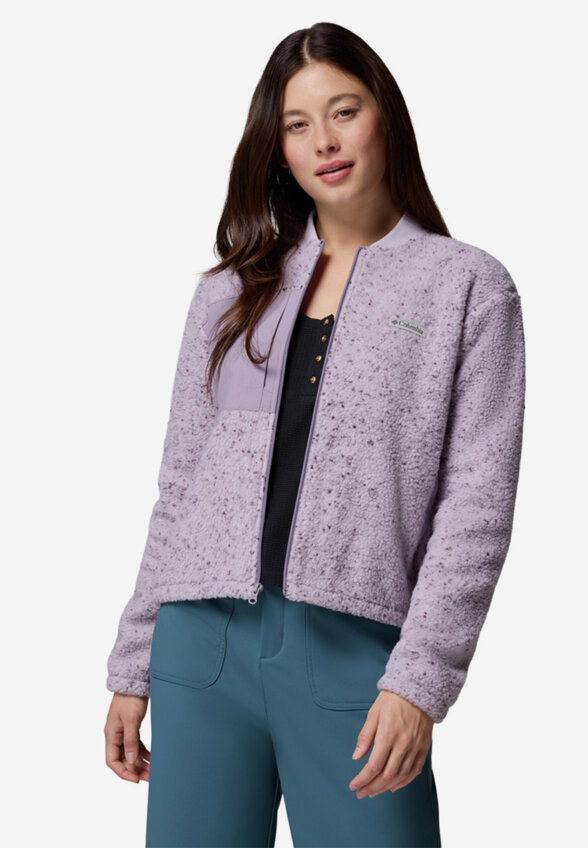 Джемпер флисовый женский Columbia Stellar Path Fleece Bomber Full Zip, Розовый