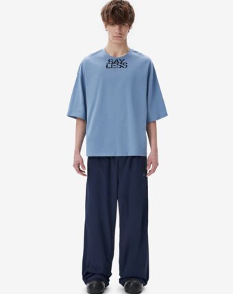 Футболка Say Less Blue FABLE мужчинам