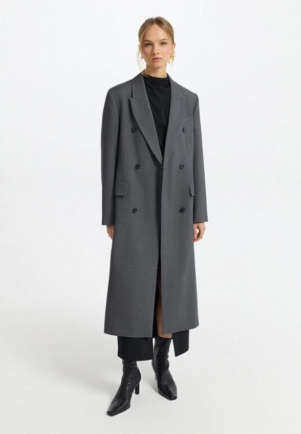 Пальто двубортное Love Republic