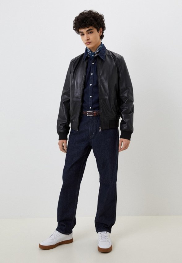 Куртка кожаная Urban Fashion for Men