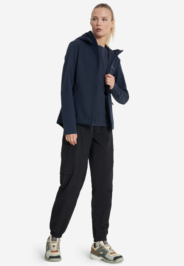 Куртка софтшелл женская Jack Wolfskin Bornberg, Синий