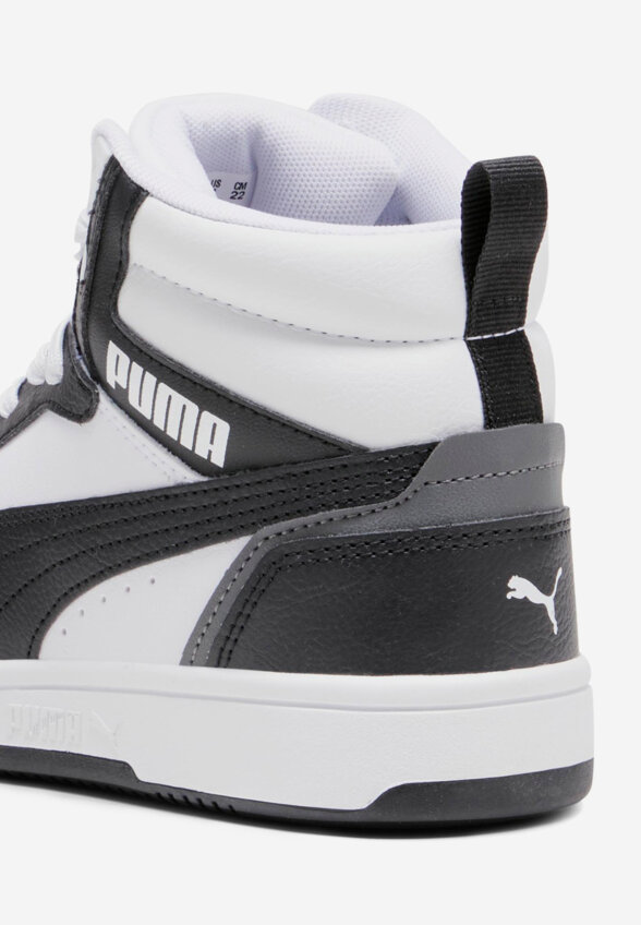 Кеды детские PUMA Rebound V6 Mid Jr, Белый