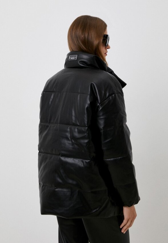 Куртка кожаная утепленная Eleganzza