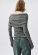 Джемпер с открытыми плечами3  - превью