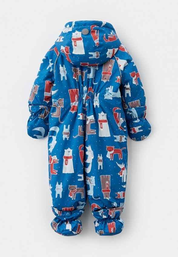 Комбинезон утепленный, варежки и пинетки Nikastyle