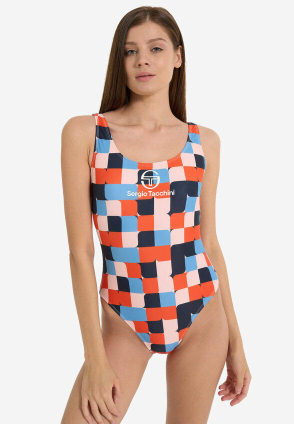 Купальник слитный женский Sergio Tacchini, Мультицвет