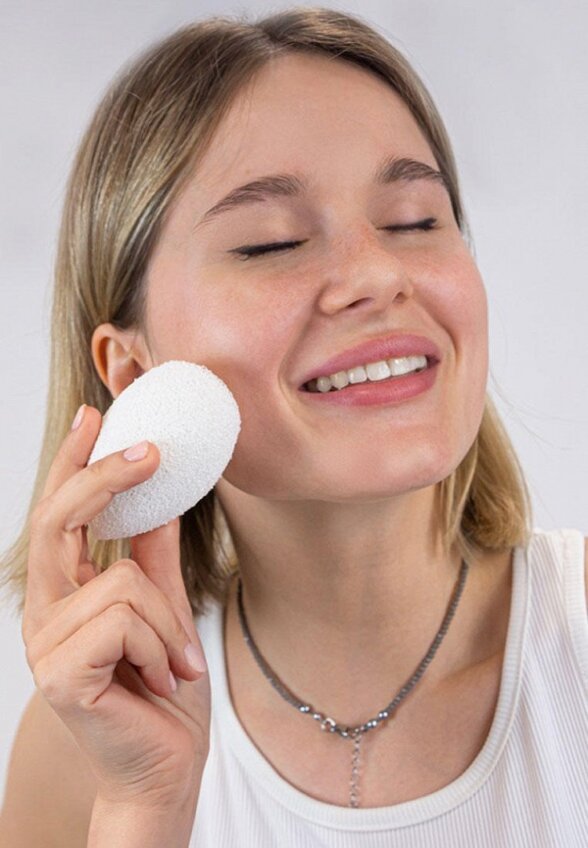 Спонж для очищения лица Limoni