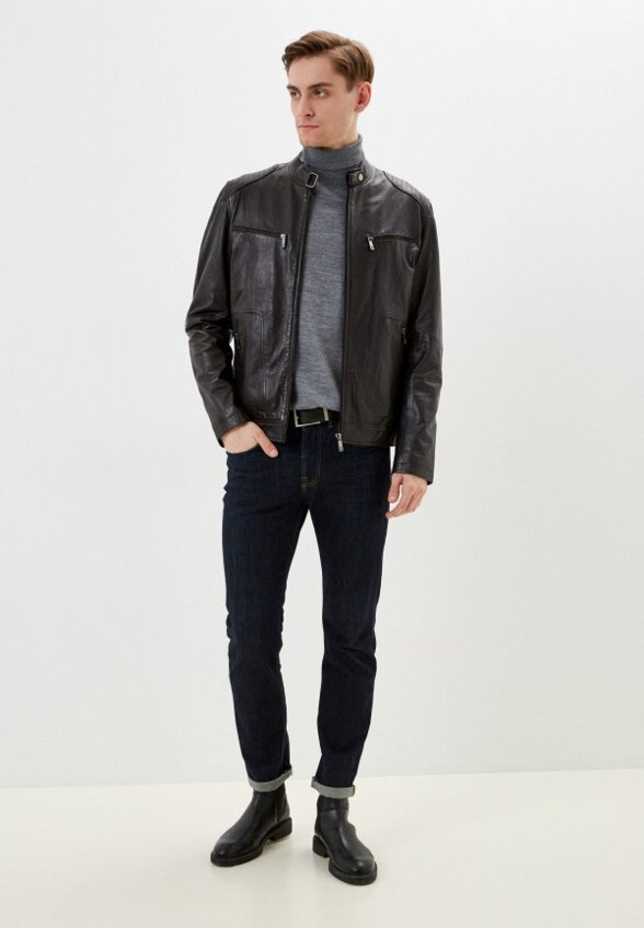 Куртка кожаная Jorg Weber