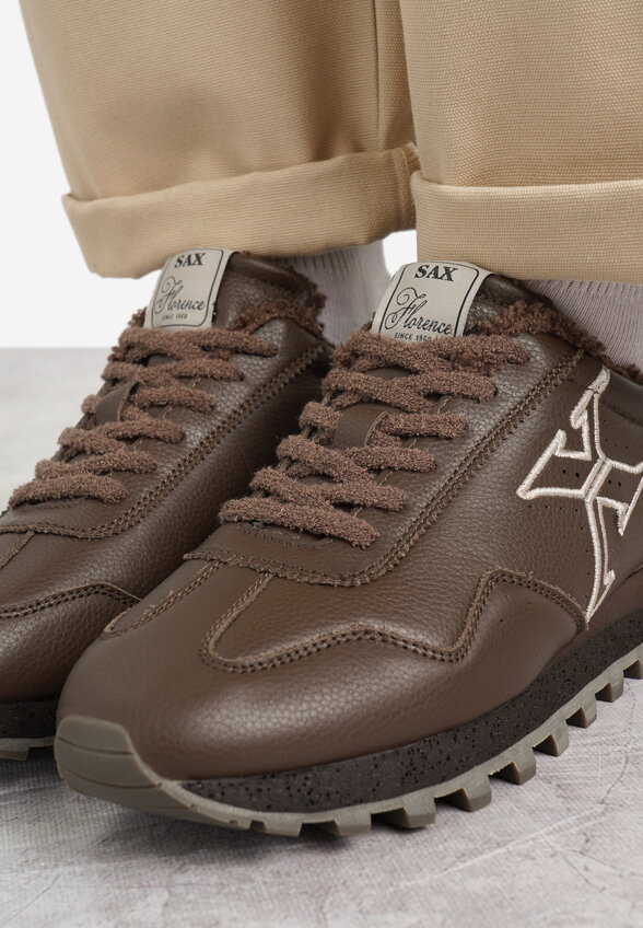 Кроссовки утепленные мужские SAX Folgarida Lth, Коричневый