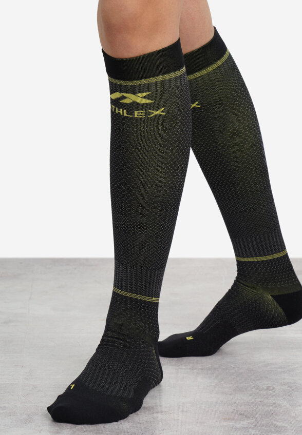 Гольфы компрессионные Athlex, 1 пара, Черный