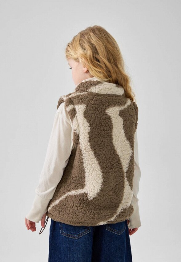 Жилет меховой Happy Baby