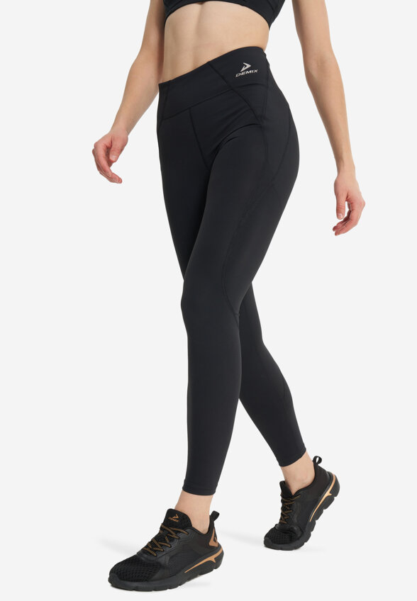 Легинсы компрессионные женские Demix Booty Booster Gym, Черный