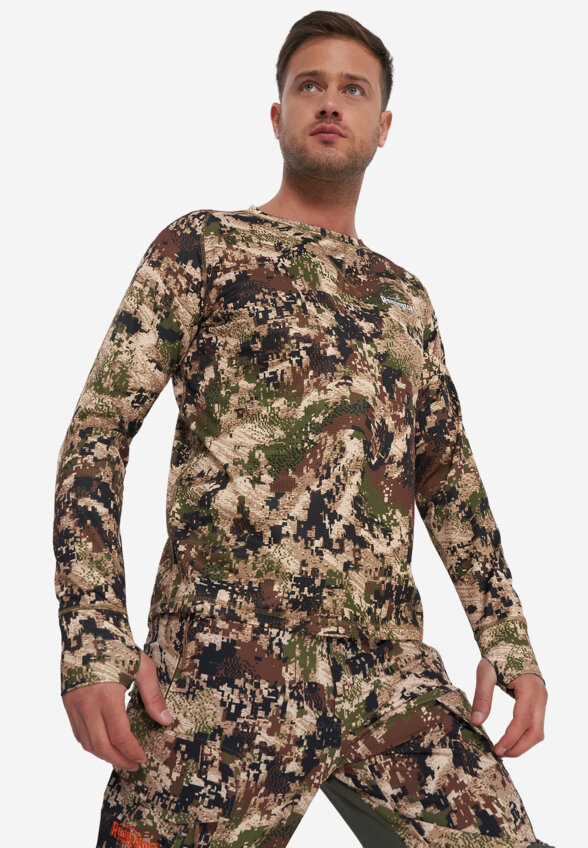 Лонгслив мужской Remington Inside Fit, Коричневый