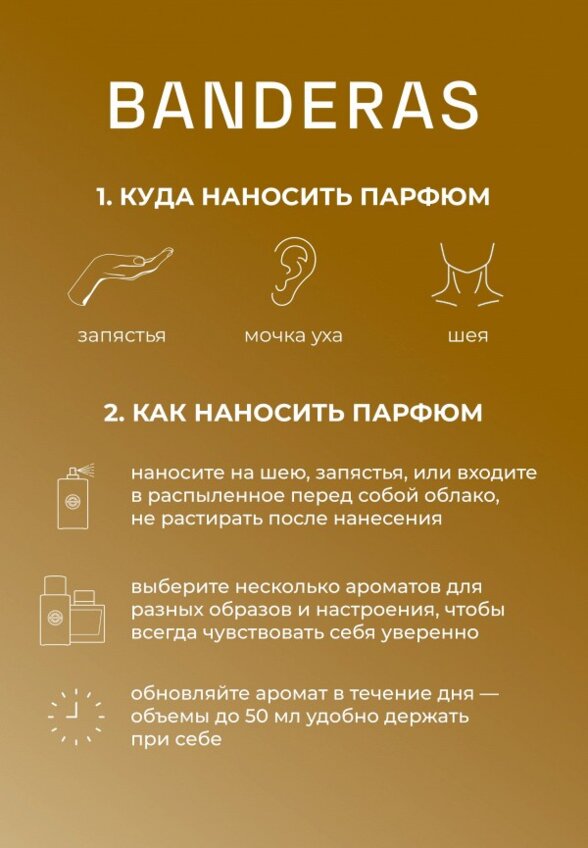 Парфюмерная вода Antonio Banderas