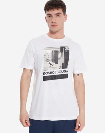 Футболка мужская DC Shoes Essy Street Scene, Белый женщинам
