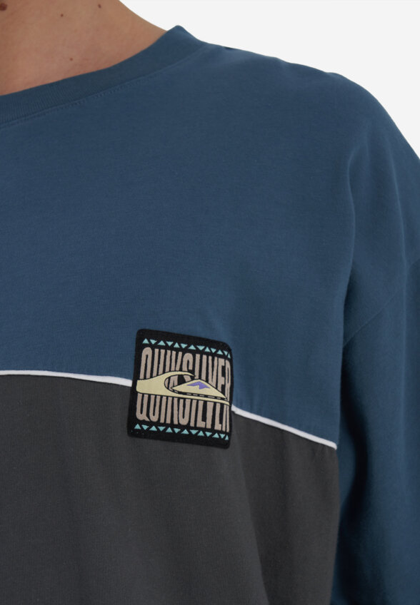 Футболка мужская Quiksilver Global Heat Color Block, Серый