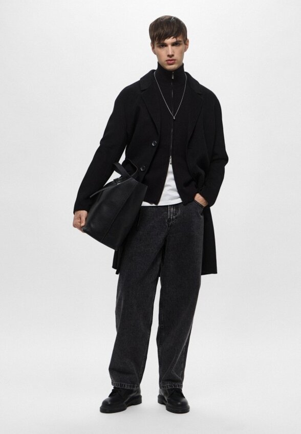 Пальто однобортное Mademan