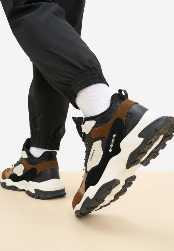 Кроссовки утепленные мужские Demix Trailish Mid, Коричневый