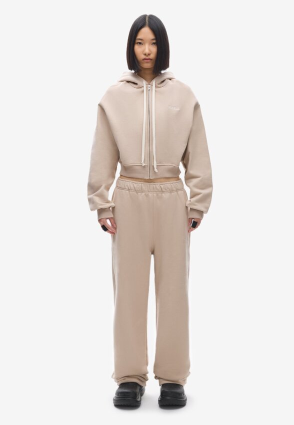 Худи zip crop Uniform Beige Calf FABLE