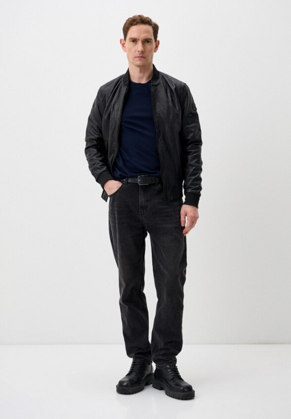 Куртка кожаная Urban Fashion for Men