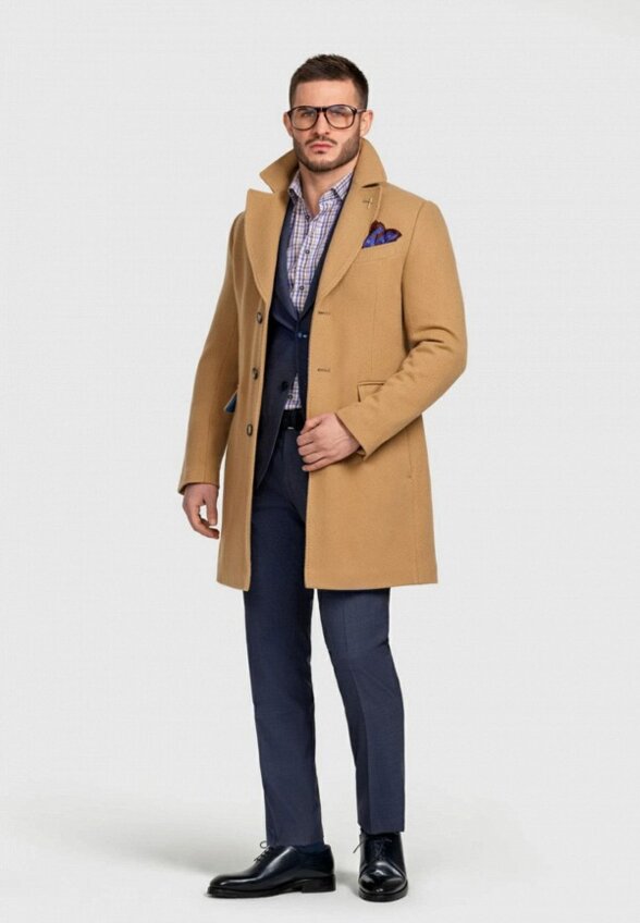 Пальто однобортное Sarto Reale