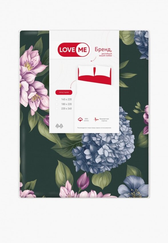 Простыня Евро Love Me