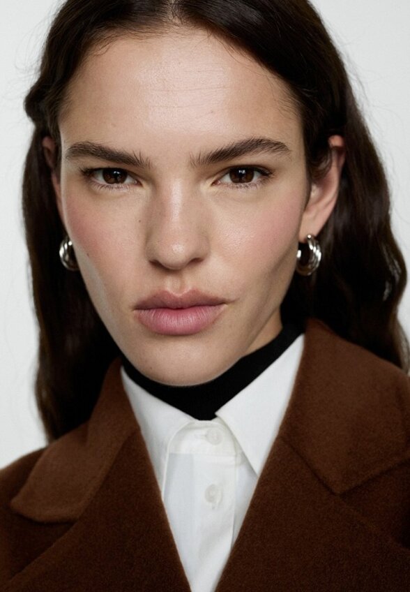 Пальто двубортное Mango