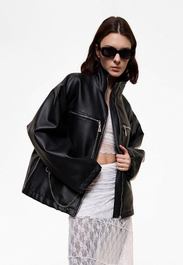 Куртка кожаная Merclo