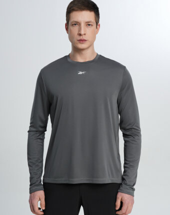 Лонгслив мужской Reebok, Серый женщинам
