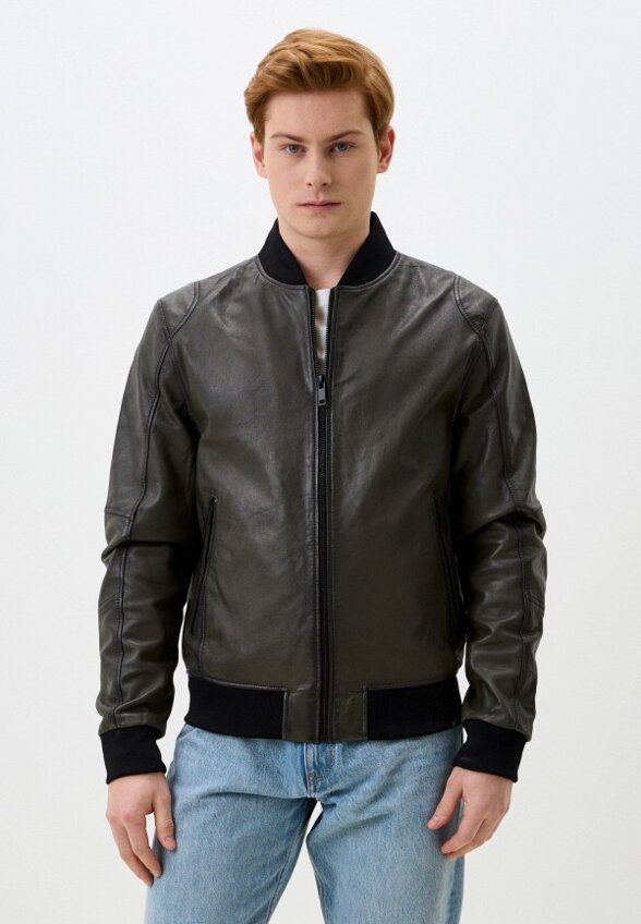 Куртка кожаная Urban Fashion for Men