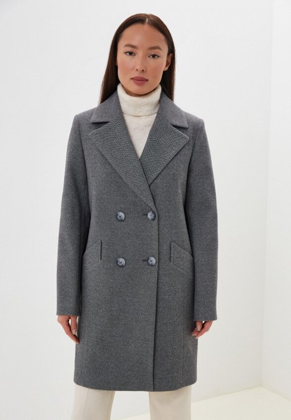 Пальто двубортное Almarosa