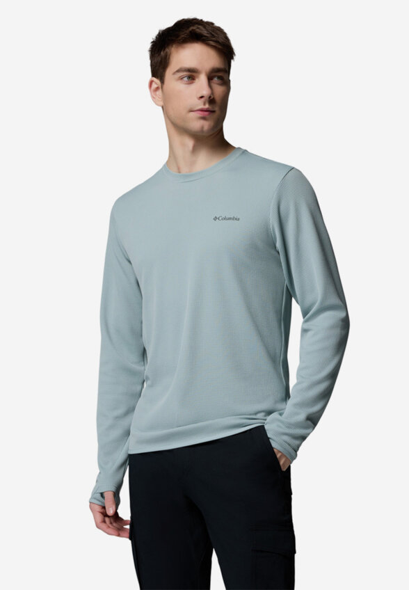 Лонгслив мужской Columbia Tech Trail Utility Warm Ls Crew, Голубой