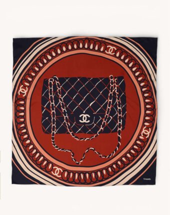 Chanel Silk Scarf женщинам