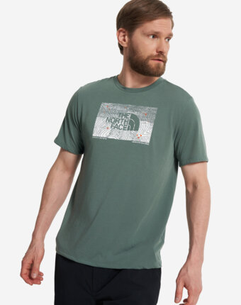 Футболка мужская The North Face Foundation, Зеленый женщинам
