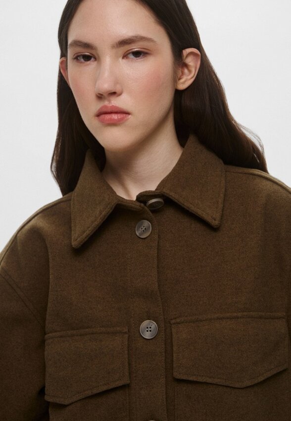 Пальто-рубашка H&M