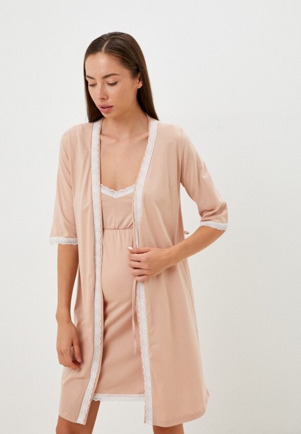 Халат и сорочка ночная Hunny mammy