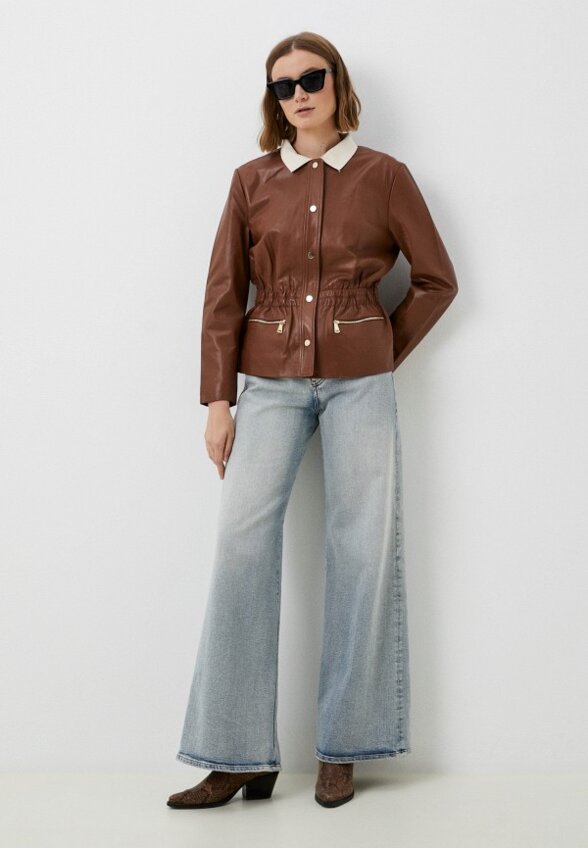 Куртка кожаная Снежная Королева