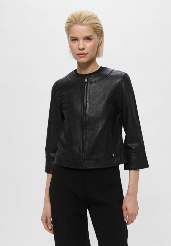 Куртка кожаная Trussardi