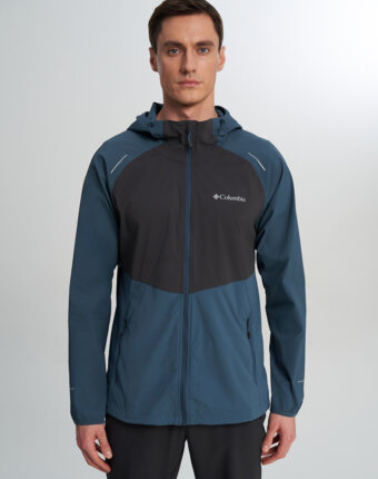 Ветровка мужская Columbia Columbia Tech II Wind Full Zip, Синий женщинам